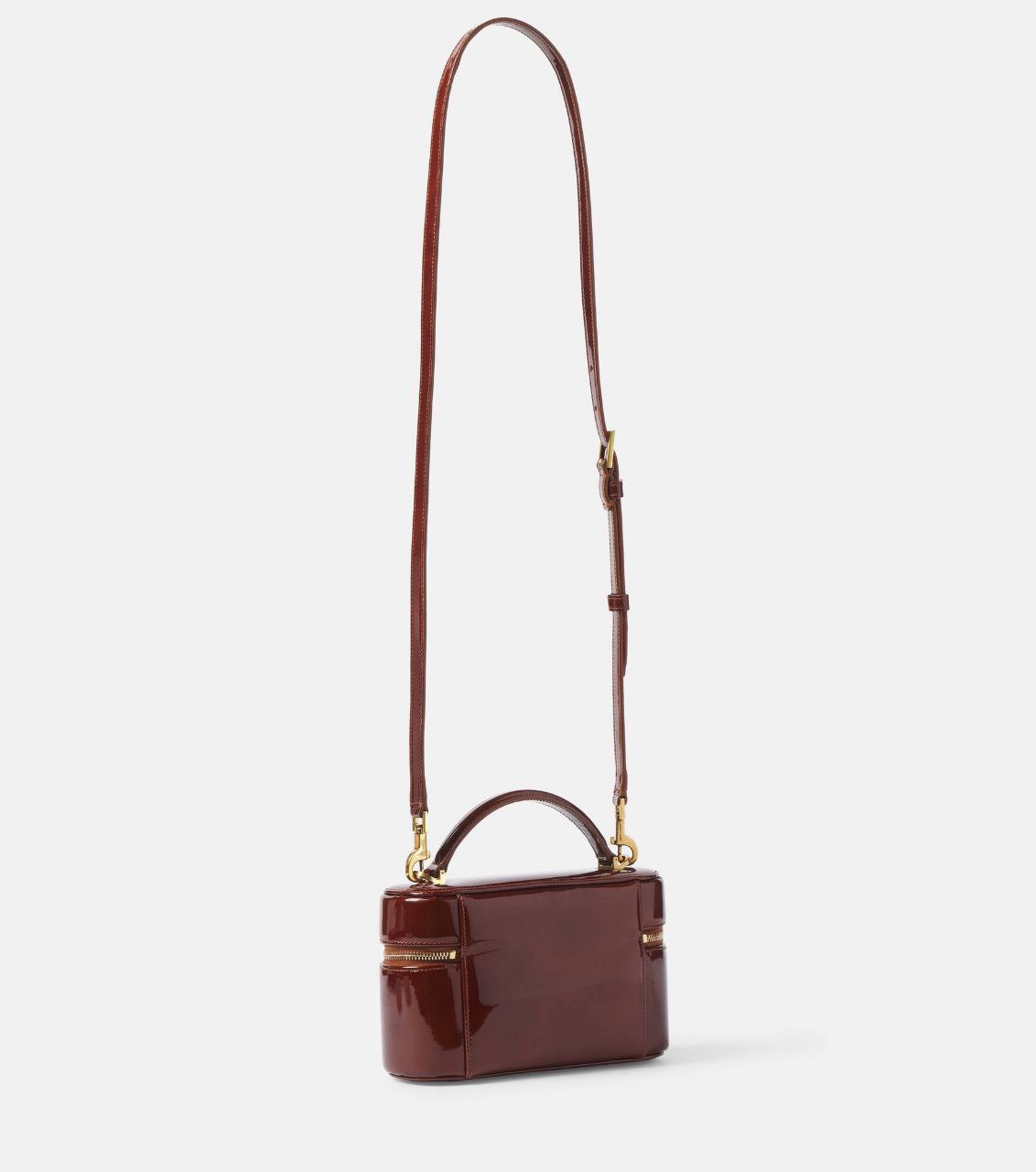 Cuero | Gaby Vanity Bag in Patent Leather
