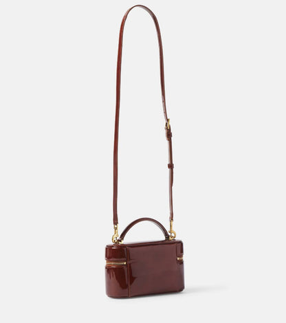 Cuero | Gaby Vanity Bag in Patent Leather