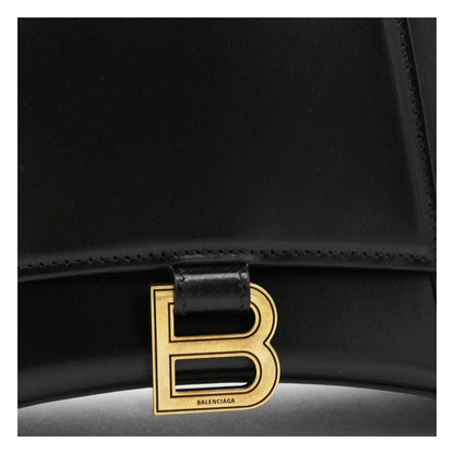 Cuero | Hourglass Small Handbag Box in Black