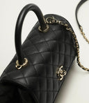 Chanel Caviar Handle Flap Bag