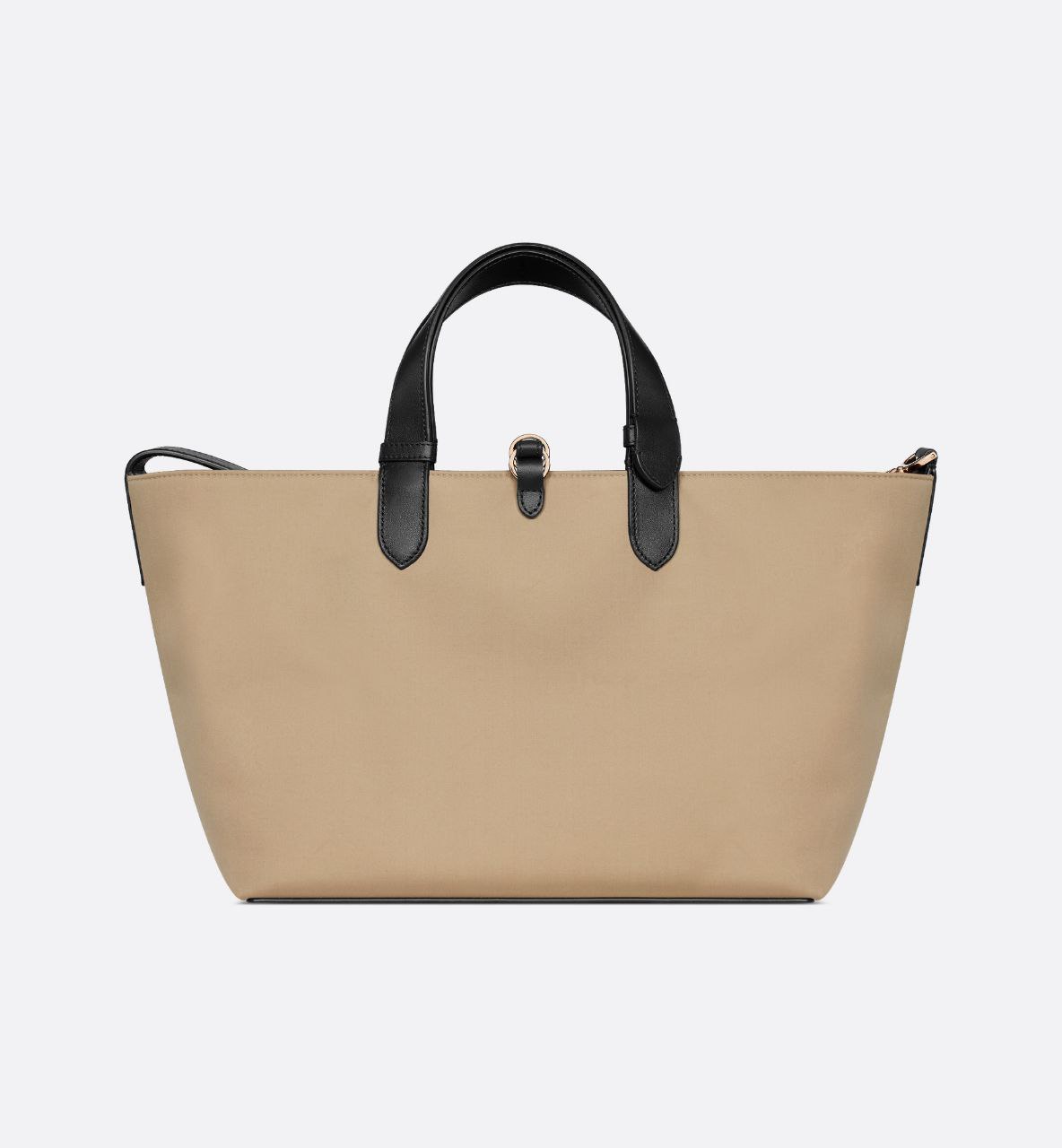 Cuero | Medium Toujours Bag Beige and Black Graffiti Printed