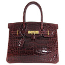 Hermes Bordeaux Alligator Birkin
