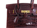 Hermes Bordeaux Alligator Birkin