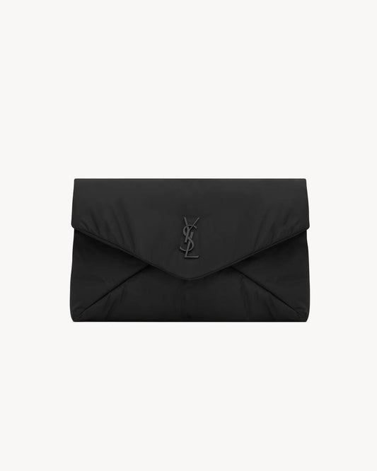 Cuero | CASSANDRE LARGE ENVELOPE POUCH IN NYLON BLACK