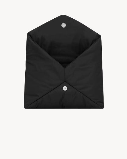 Cuero | CASSANDRE LARGE ENVELOPE POUCH IN NYLON BLACK