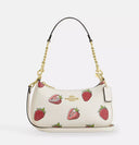 Coach Teri Shoulder Bag With Strawberry Print 🍓