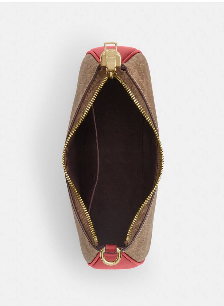 Cuero | Teri Shoulder Bag In Signature Canvas With Stripe