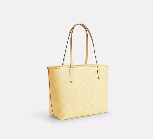 Cuero | City Tote Bag In Signature Canvas