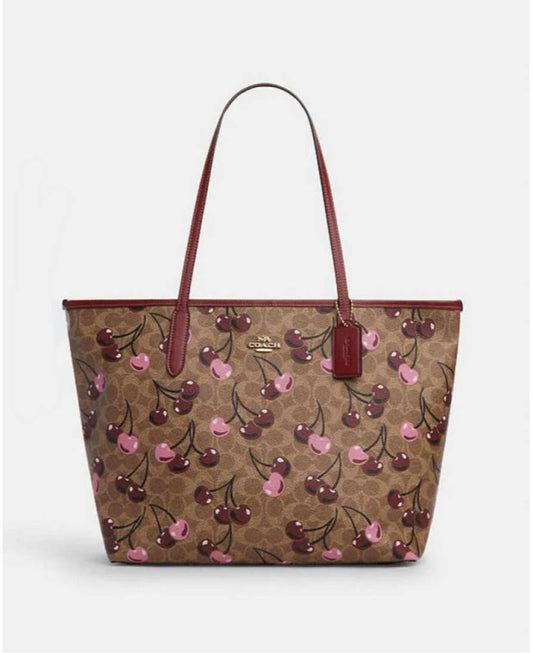 Cuero | City Tote Bag In Signature Canvas