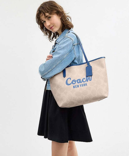 Cuero | City Tote Bag In Signature Canvas