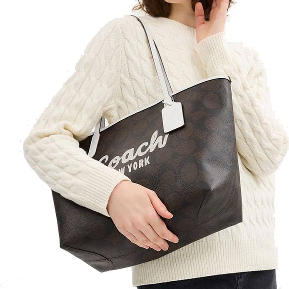 Cuero | City Tote Bag In Signature Canvas