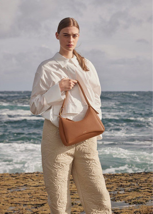 Cuero | UMI Crossbody Bag in Camel