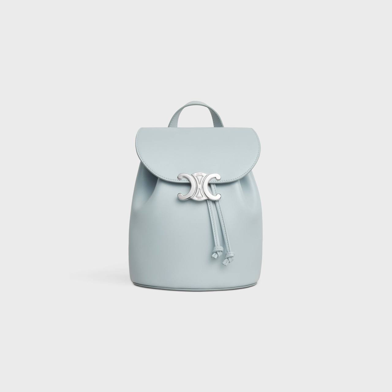 Cuero | BACKPACK BONNIE IN Smooth Calfskin - ICE BLUE
