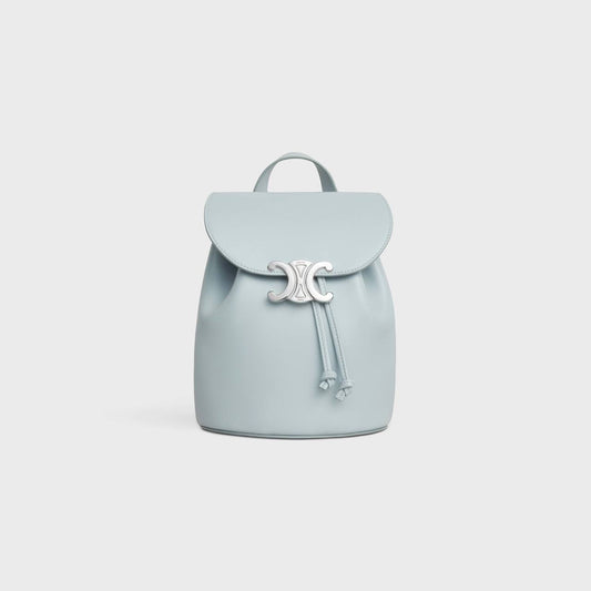 Cuero | BACKPACK BONNIE IN Smooth Calfskin - ICE BLUE