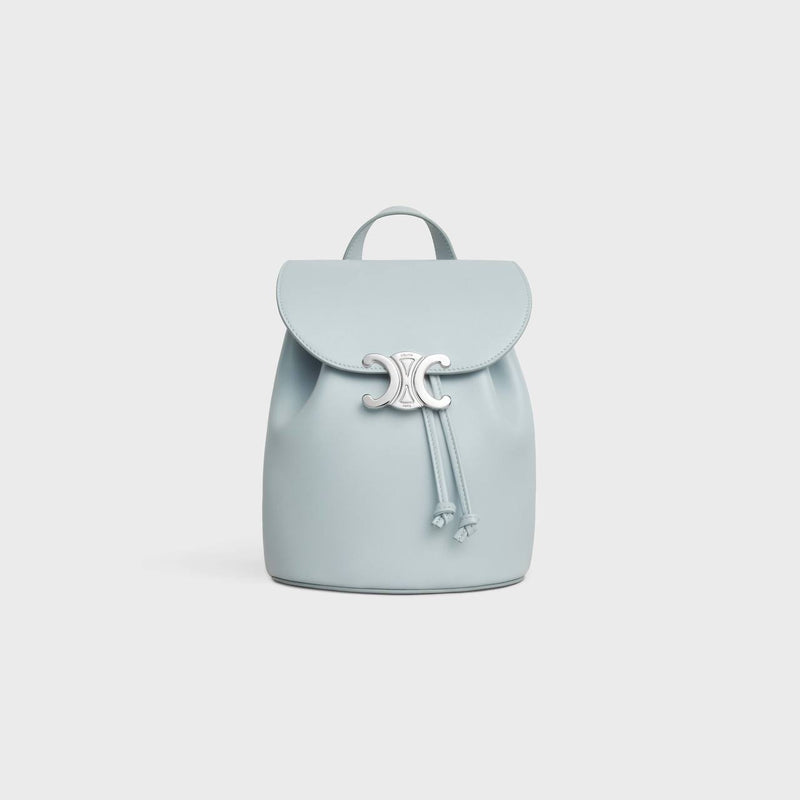 Cuero | BACKPACK BONNIE IN Smooth Calfskin - ICE BLUE