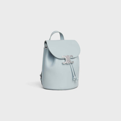 Cuero | BACKPACK BONNIE IN Smooth Calfskin - ICE BLUE