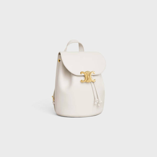Cuero | BACKPACK BONNIE IN Smooth Calfskin - White