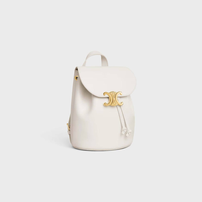 Cuero | BACKPACK BONNIE IN Smooth Calfskin - White