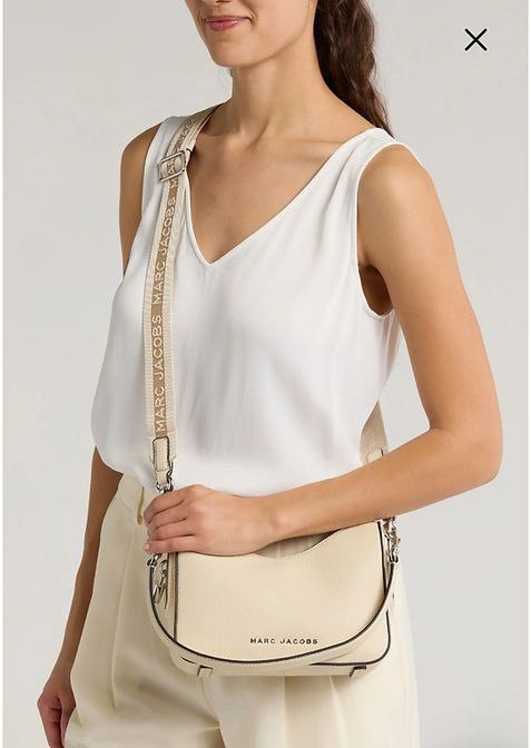 Cuero | Drifter Small Convertible Crossbody bag In White