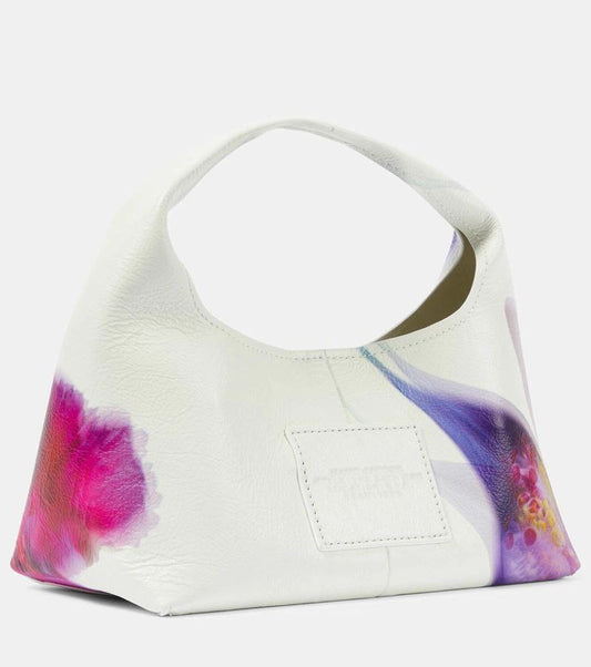 Cuero | The Sack Future Floral Mini leather tote bag