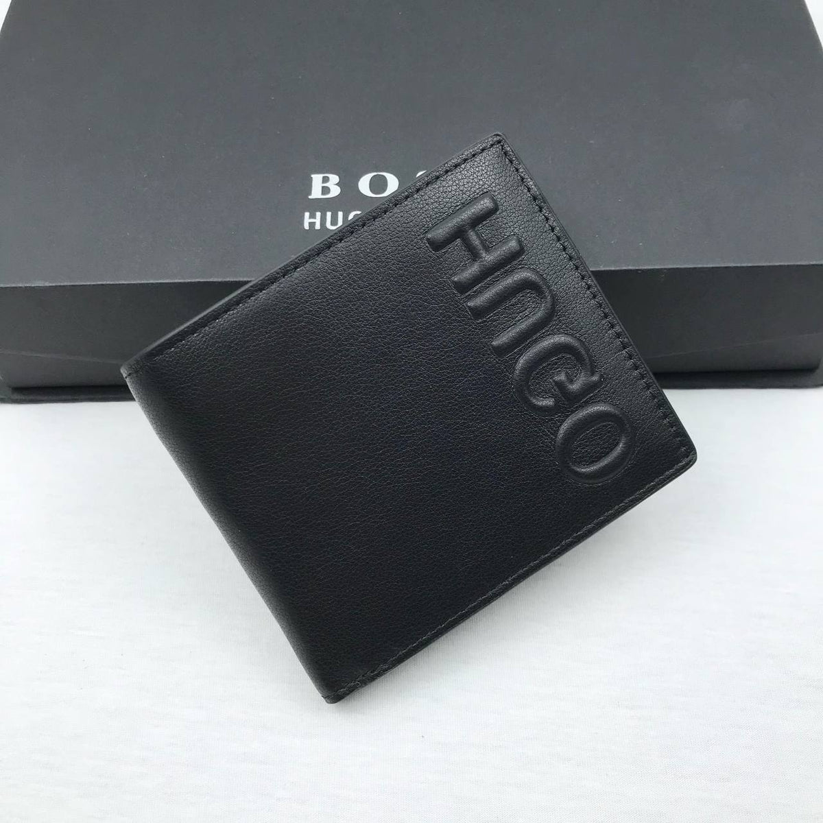 Cuero | Hugo Boss Leather Wallet Set For Men