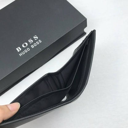 Cuero | Hugo Boss Leather Wallet Set For Men