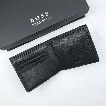 Cuero | Hugo Boss Leather Wallet Set For Men