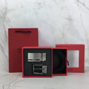 Hugo Boss Leather Belt Set For Men