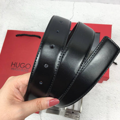 Cuero | Hugo Boss Leather Belt Set For Men