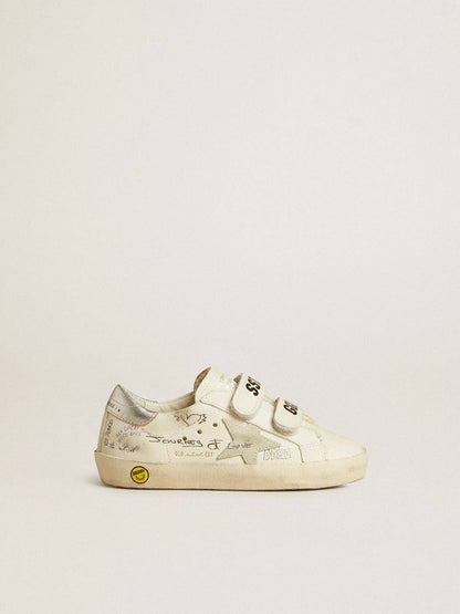 Cuero | Old School Junior with suede star and metallic leather heel tab