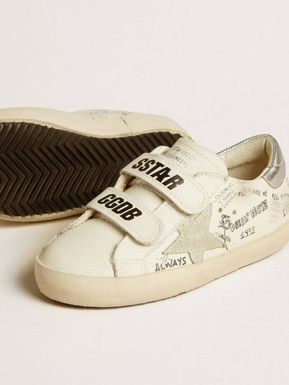 Cuero | Old School Junior with suede star and metallic leather heel tab