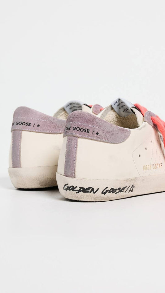 Cuero | Women's Super-Star with silver glitter star and lilac suede heel tab