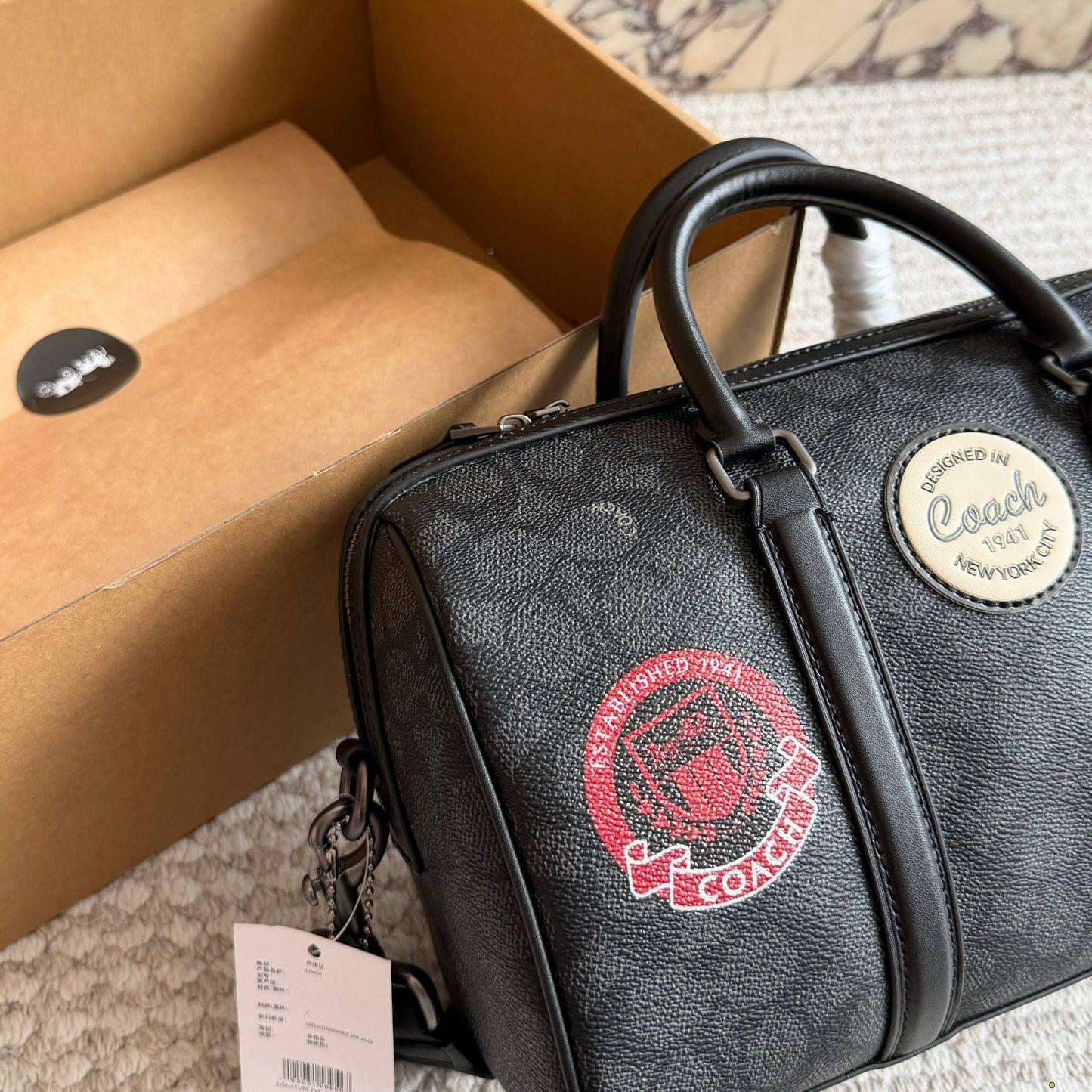 Cuero | Signature Patch Duffle Bag