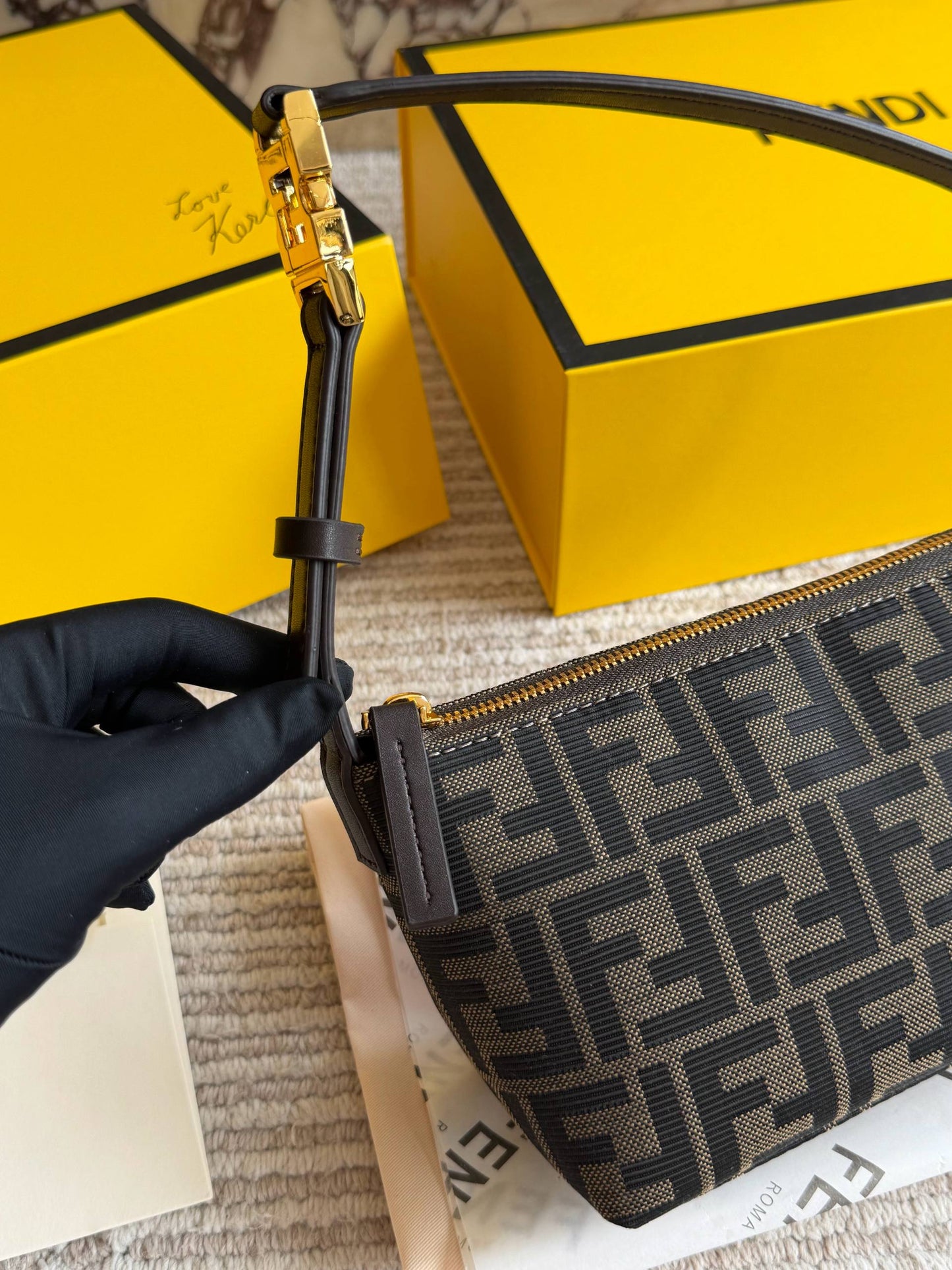 Cuero | Monogram Shoulder Bag