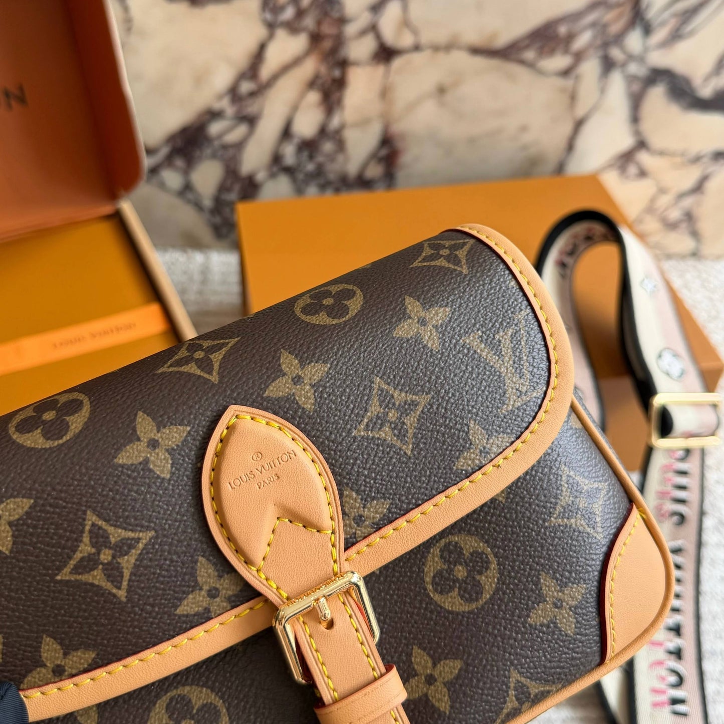 Cuero | Monogram Shoulder Bag