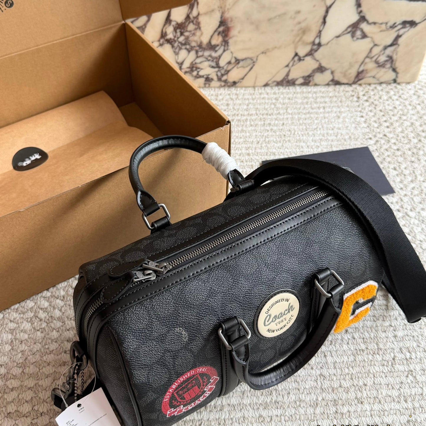 Cuero | Signature Patch Duffle Bag
