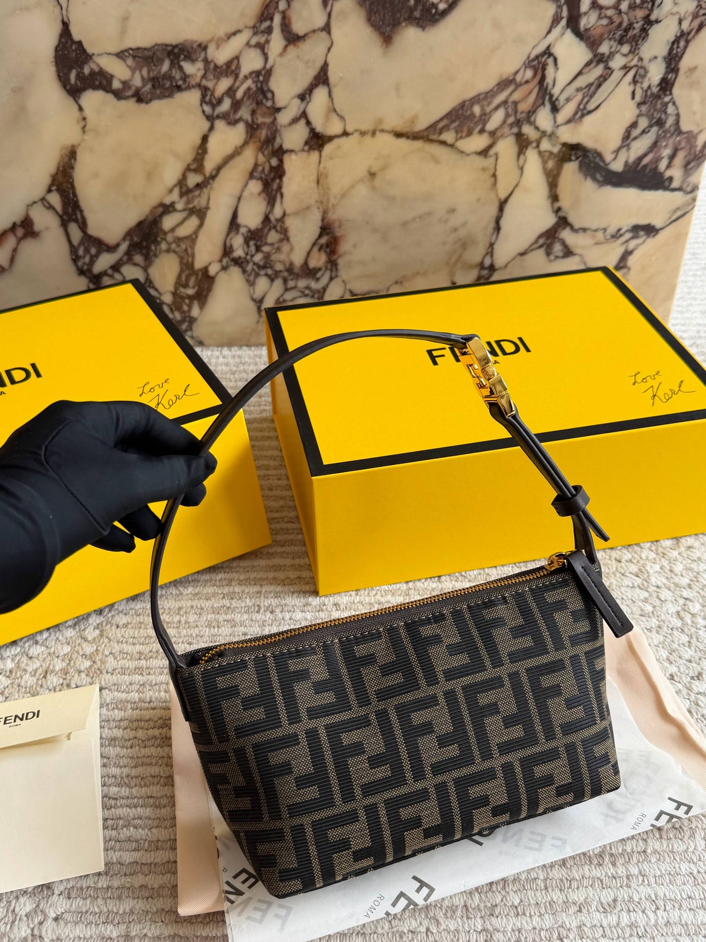 Cuero | Monogram Shoulder Bag