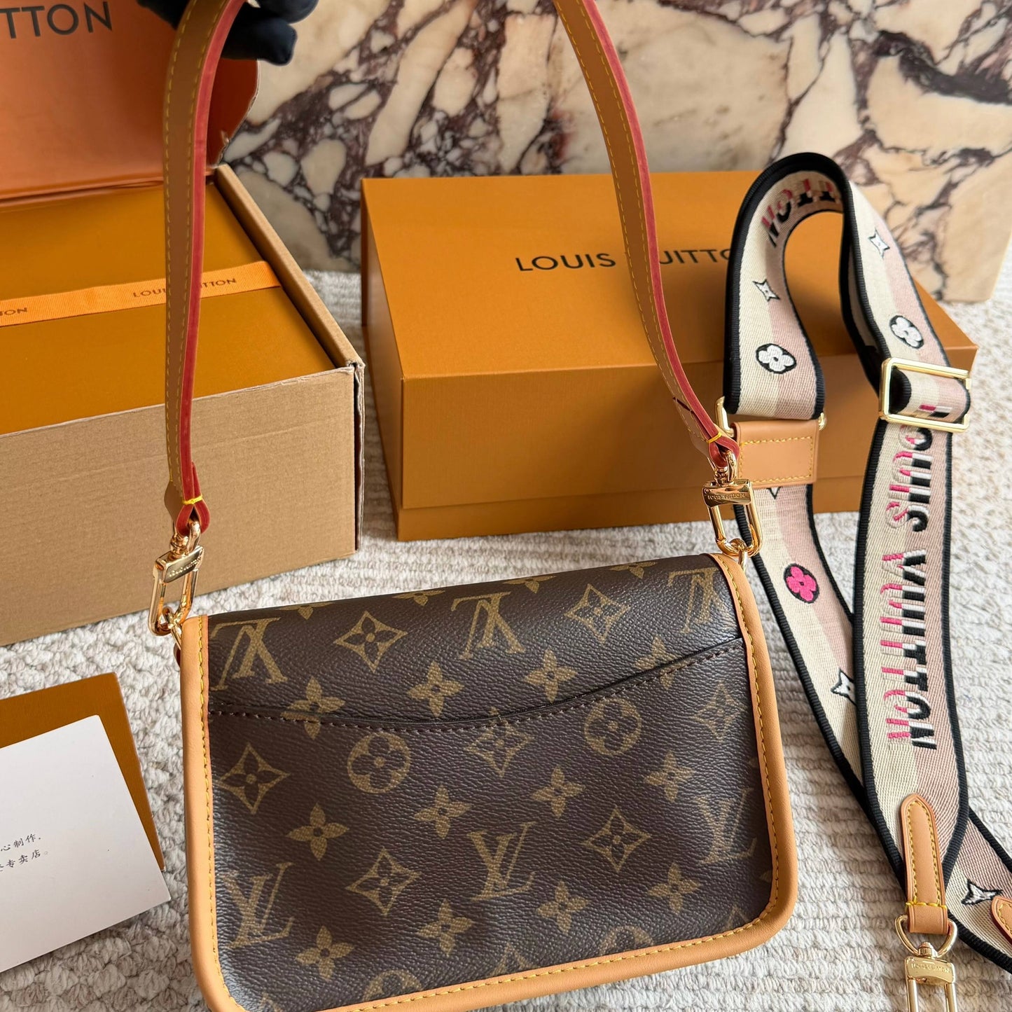 Cuero | Monogram Shoulder Bag