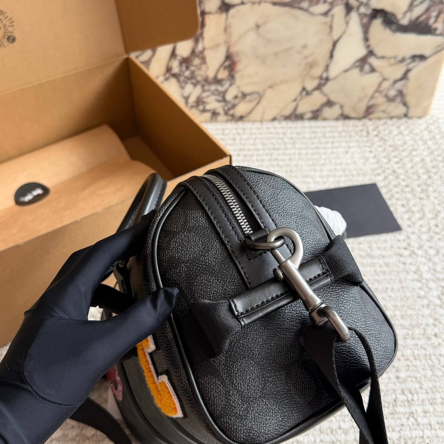 Cuero | Signature Patch Duffle Bag
