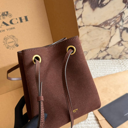 Cuero | Suede Wrap Crossbody Bag