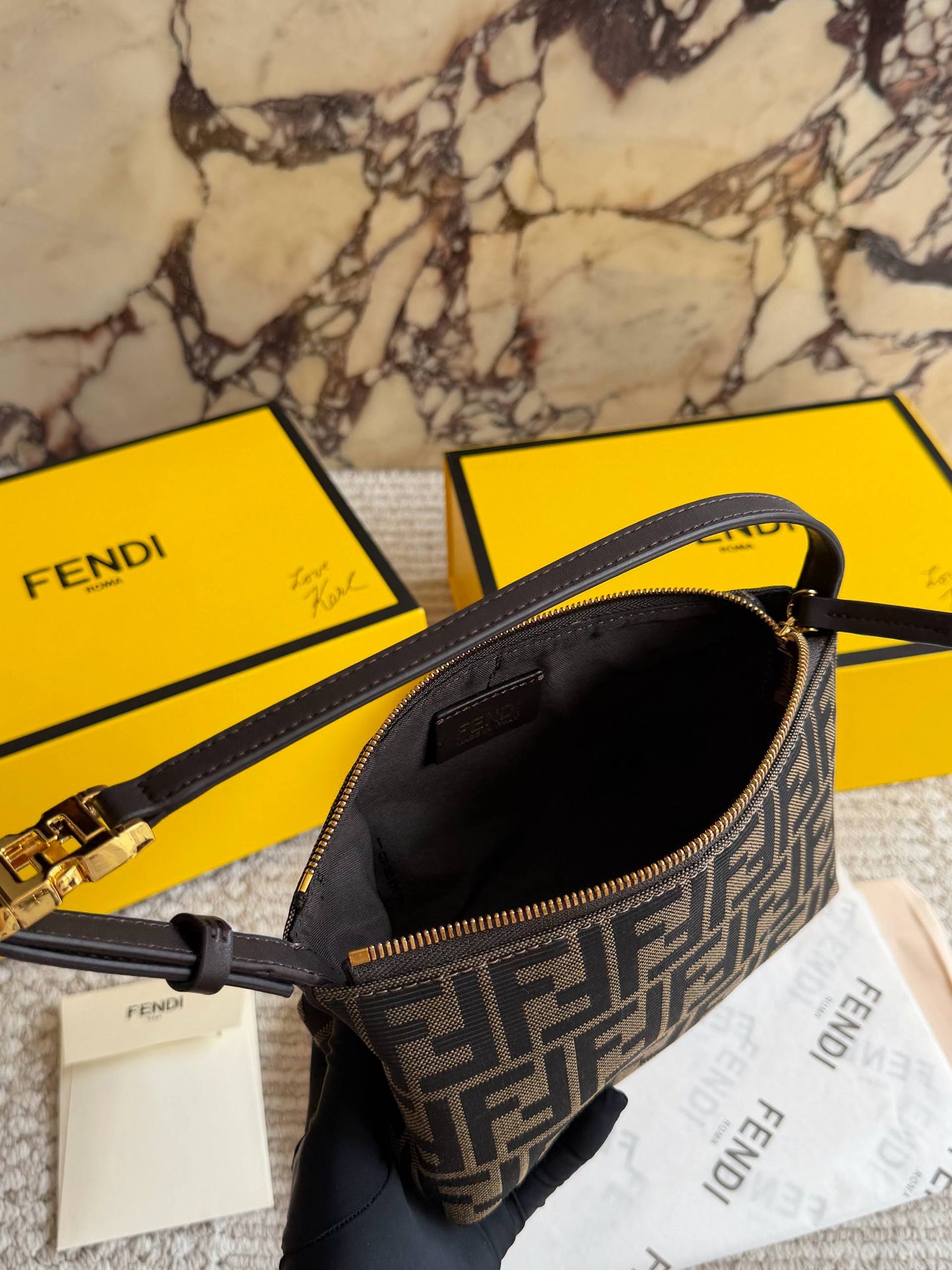 Cuero | Monogram Shoulder Bag