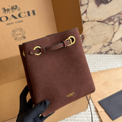 Cuero | Suede Wrap Crossbody Bag