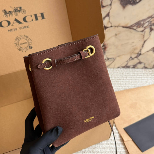 Cuero | Suede Wrap Crossbody Bag