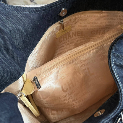 Cuero | Denim Shoulder Tote
