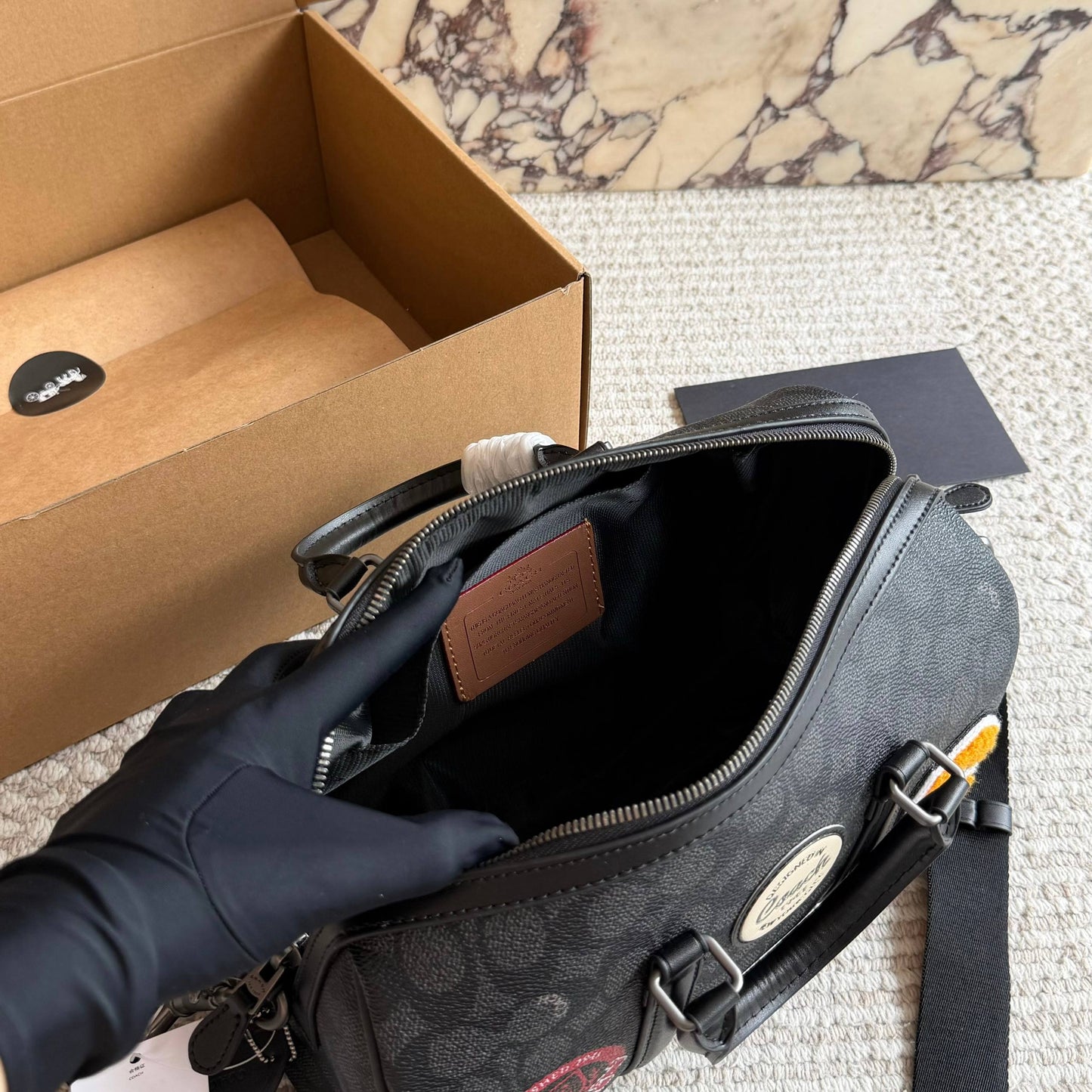 Cuero | Signature Patch Duffle Bag