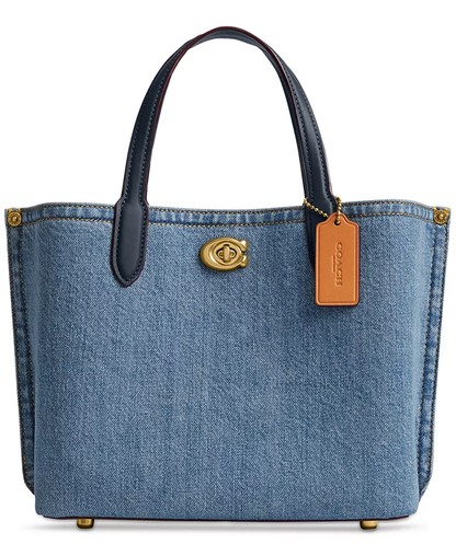 Cuero | Willow 24 Denim Tote Bag