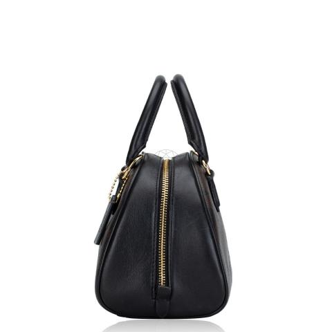 Cuero | Sydney Satchel Signature Brown Black