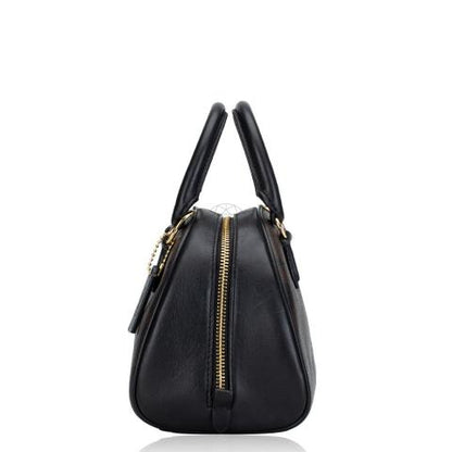 Cuero | Sydney Satchel Signature Brown Black