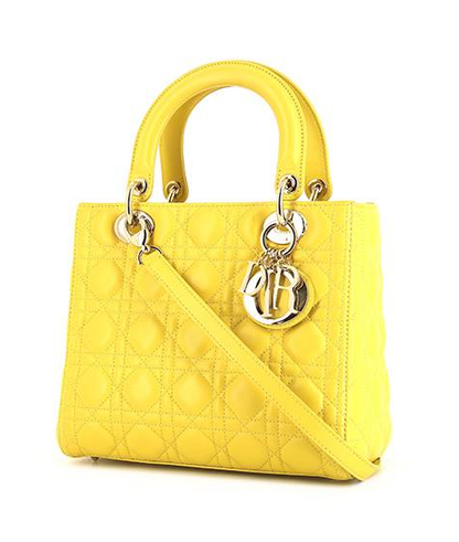 Cuero | Lambskin Mini Lady Yellow