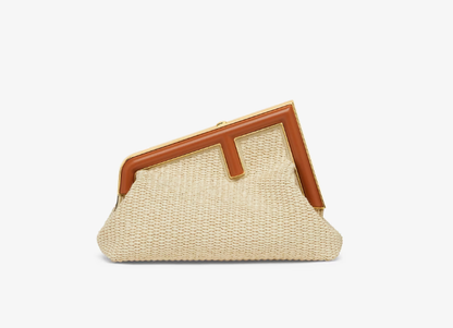 Cuero | First Small Natural straw bag